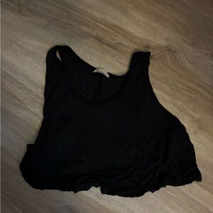 Free people black sheer Women's Top